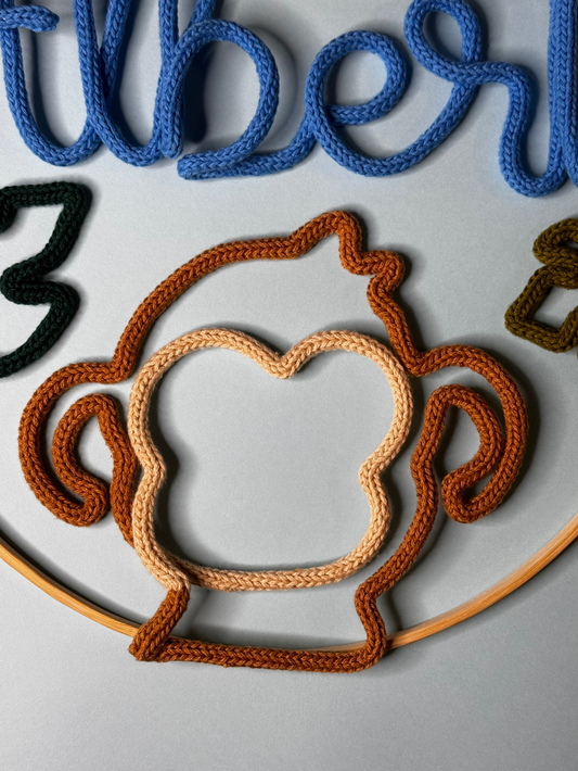 Corona de Bienvenida - Mono/Mona