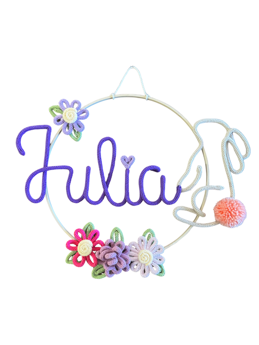 Corona de Bienvenida - Little Bunny