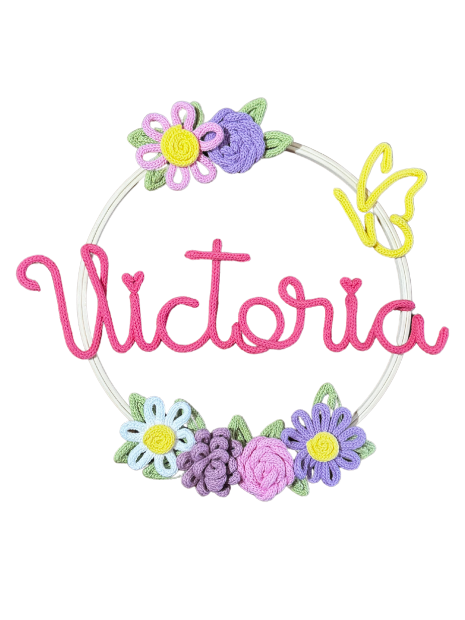 Corona de Bienvenida - Flores