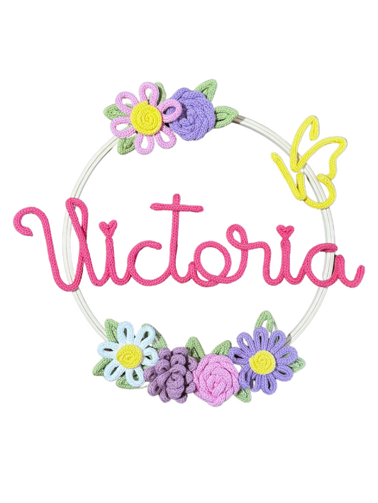 Corona de Bienvenida - Flores