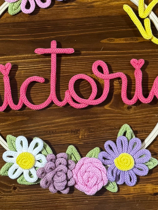 Corona de Bienvenida - Flores