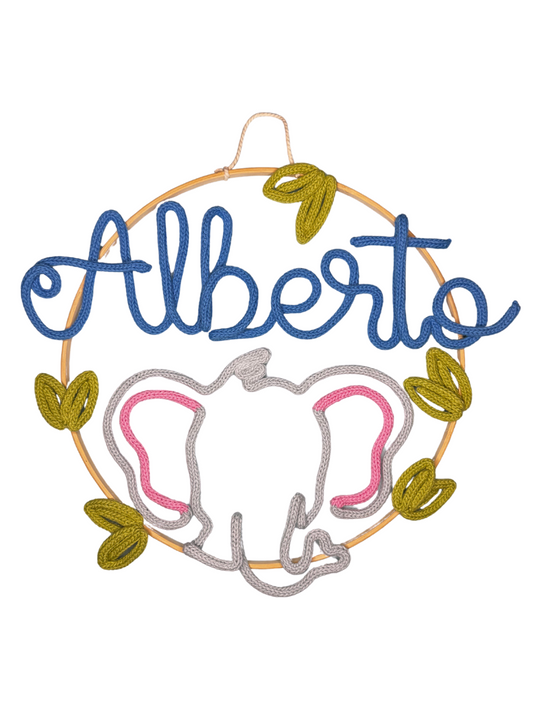 Corona de Bienvenida - Elefante