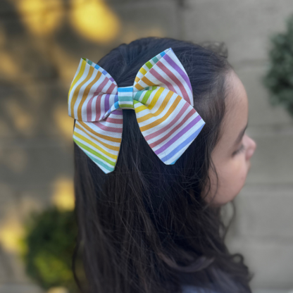 Bow María Mediano - Rainbow Stripes