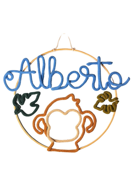 Corona de Bienvenida - Mono/Mona